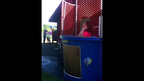 Hot Girl Gets Dunked In Dunk Tank Youtube