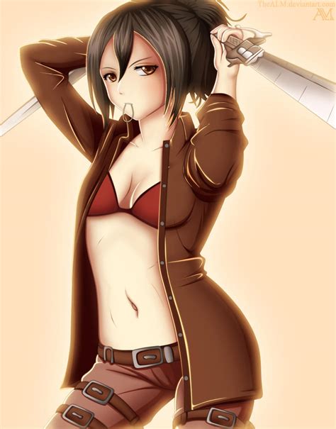 Mikasa Ackerman By Thealm On Deviantart