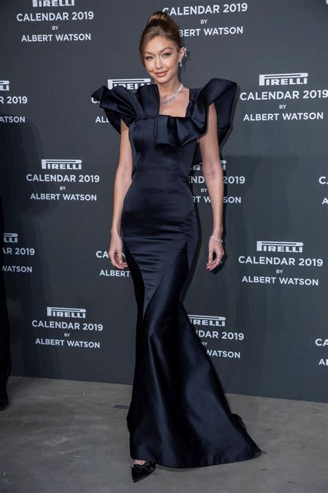 Gigi Hadid 2019 Pirelli Calendar Launch Gala In Milan • Celebmafia