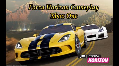 Forza Horizon 1 Gameplay Xbox One Youtube