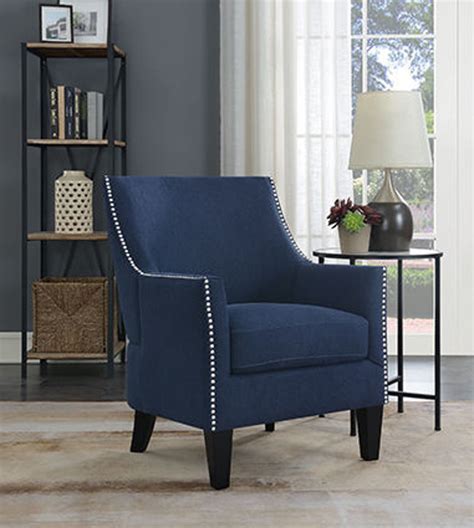 0004023 Navy Accent Chair 870 