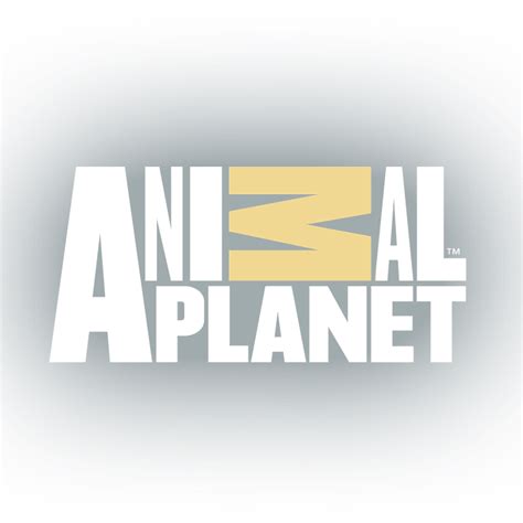 An Animal Planet Logo On A Black And Green Background With The Words