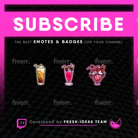 I Will Create Custom Sub Badges For Twitch Fiverrpro