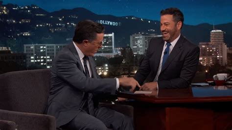 Jimmy Kimmel Offers Stephen Colbert Advice For Hosting The Emmys