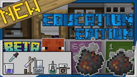 New Update Education Edition Minecraft Chemie Youtube