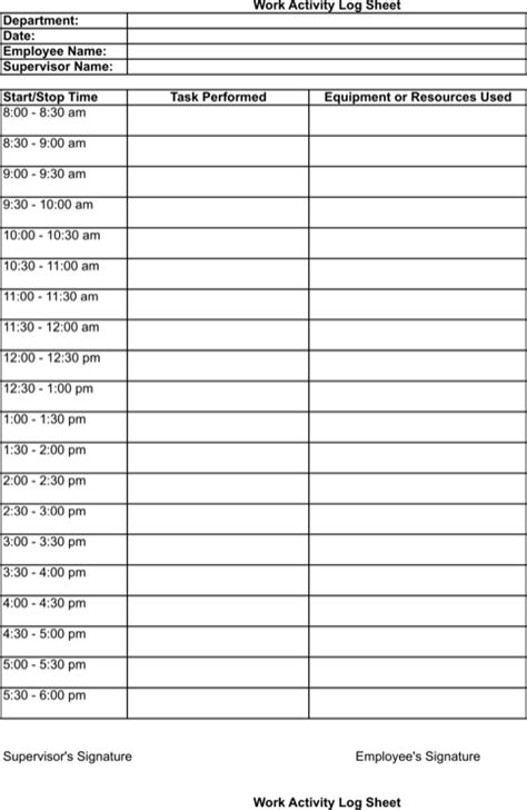 Eyewash maintenance weekly log sheet ** check for adequate pressure and clear water to flush the eyes 15 minutes in the event of exposure. Download Daily Worksheet Templates for Free - FormTemplate
