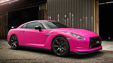 Cool Nissan Gtr In Matte Pink 1920x1080 Wallpapers 9to5 Car Wallpapers