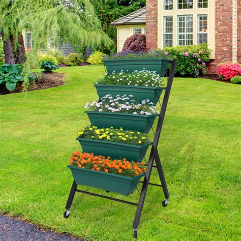 Building raised garden beds on a hill or slope > benefits of a raised garden bed > you may think building a raised garden bed is a difficult task, but this diy raised garden bed. Patio Vertical Herb Planter Garden Elevated Raised Bed ...