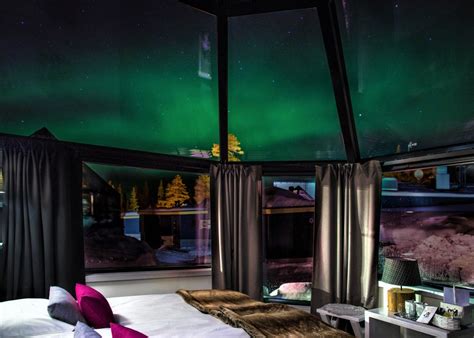 Santas Hotel Aurora Glass Igloos Discovering Finland