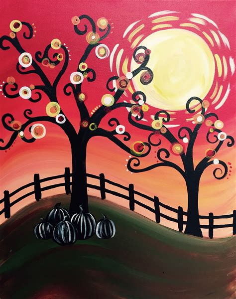 Fall Whimsical Tree | Painting, Art, Whimsical