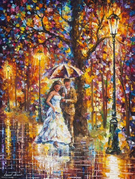 Dream Wedding — Palette Knife Oil Painting On Canvas By Leonid Afremov Painting Oil Painting