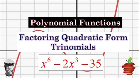 Trinomials In Quadratic Form The Bearded Math Man