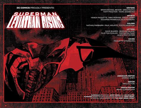 Weird Science Dc Comics Preview Superman Leviathan Rising Special 1