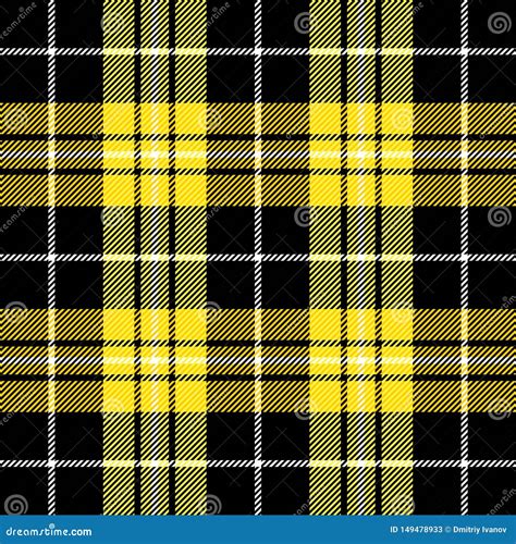 Tartan Plaid Pattern Scottish Cage Stock Vector Illustration Of