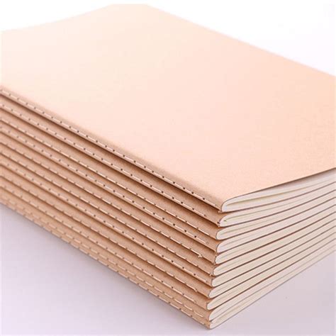 Best And Cheapest Notepads Blank Kraft Paper Notebook Blank Notepad