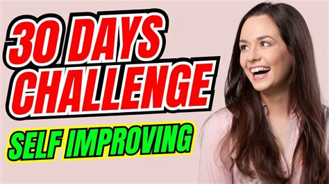 30 Days Self Improvement Challenge Unlock Your Potential And Get Ready