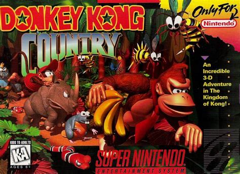 Donkey Kong Country Snes Super Nintendo Game
