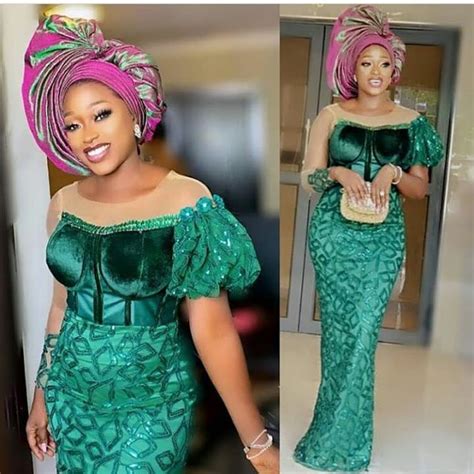 Behold The Latest Asoebi Styles 2019 Nigerian Lace Dress African