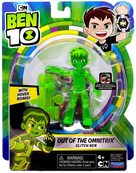 Ben 10 Out Of The Omnitrix Glitch Ben 5 Action Figure Playmates Toywiz