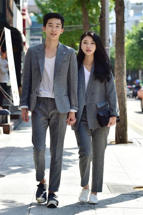 Street Fashion Korean Couple Matching Outfits Trend Fashion Design