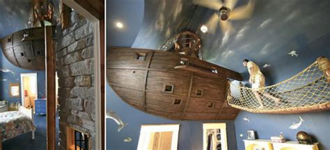 Pirate ship bedroom, doesn't it sound great? Awesome Private Ship Bedroom by Steve Kuhl - Design Swan
