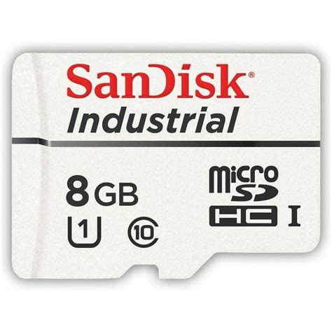 Sandisk Industrial Mlc Microsd Sdhc Uhs I Class 10 Sdsdqaf3 008g I With