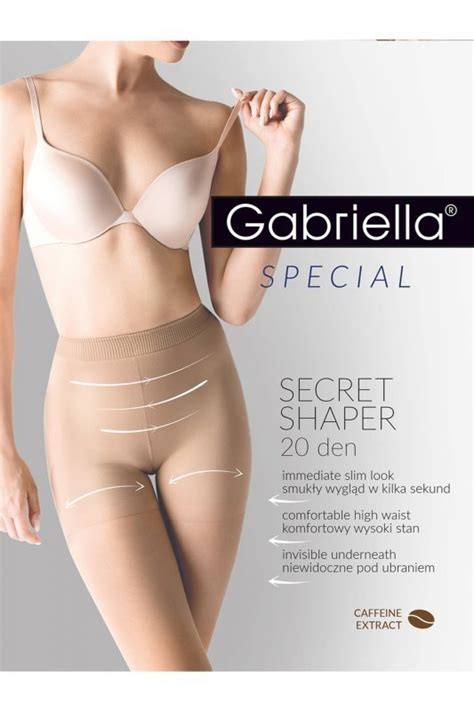 Gabriella 717 Secret shaper plus 20den Punčochové kalhoty Punčocháče