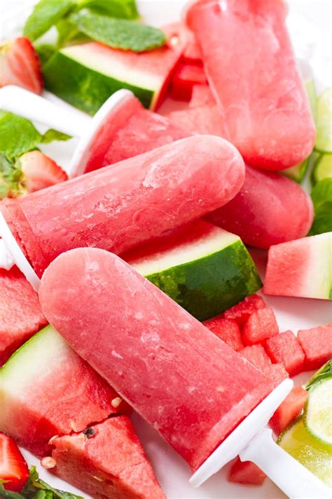 Homemade Watermelon Popsicles Cooking For My Soul