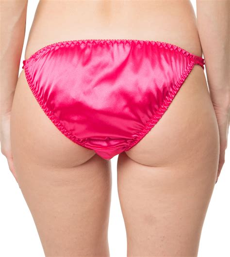 Classique Nuances Sexy en Satin Sissy Knickers Sous vêtements Slips Culotte Tailles eBay