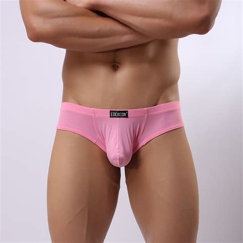 Hot Solid Small Boxer Shorts Men Slip Homme Brand