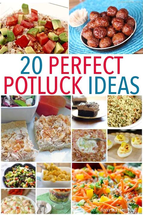 20 Perfect Potluck Ideas Easy Potluck Recipes Potluck Recipes Recipes
