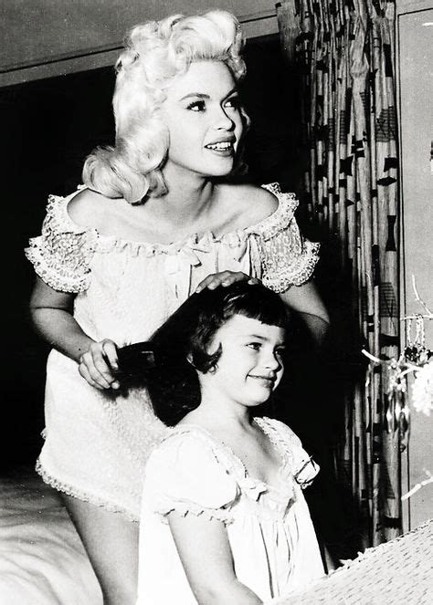 jayne mansfield with her first daughter jayne marie c 1950 s jayne mansfield janes mansfield