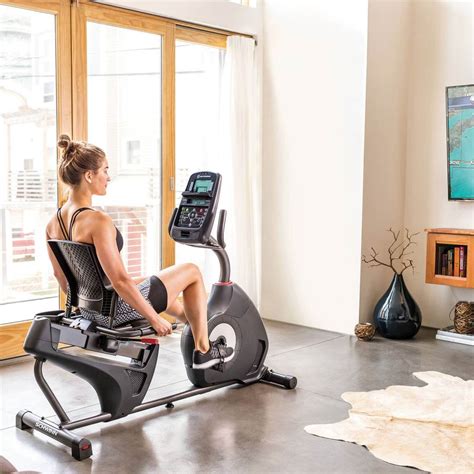 The seat offers lower back support so that the workout is done is a relaxed position as opposed to a more traditional upiright bike. Schwinn Fitness 230 Stationary Recumbent Exercise Bike ...