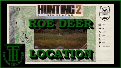 Roe Deer Hunting Location Hunting Simulator 2 Pc Youtube