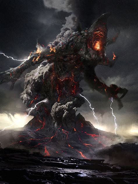 Stupendous Concept Art For Wrath Of The Titans Featuring Creature Designs