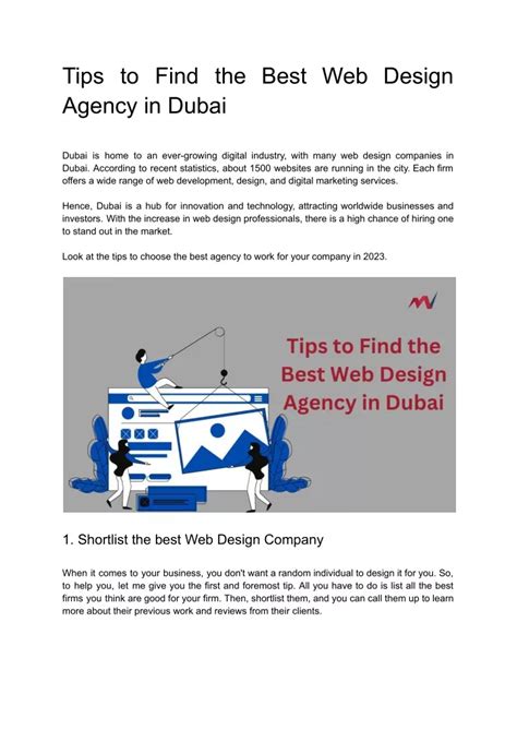 ppt tips to find the best web design agency in dubai powerpoint presentation id 12034949