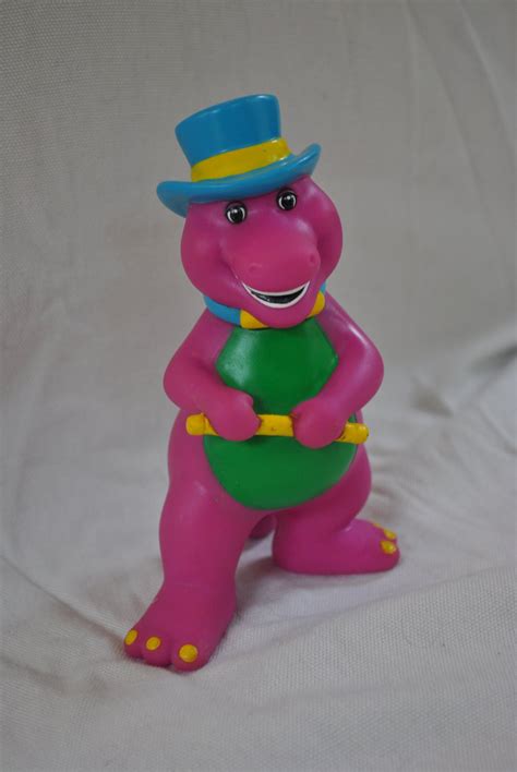 Vintage 90s Barney The Dinosaur Purple Dino Toy By Ivoryberry