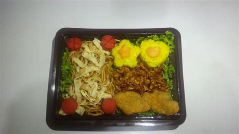 gambar nasi kuning kotak sederhana resep masakan siskaeee