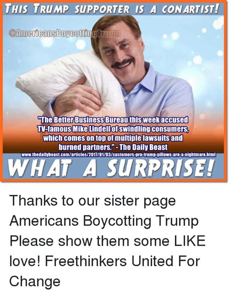 Ceo mike lindell spoke at a trump rally in his home state, minnesota. THIS TRuMP SuPPORTER IS a CONARTIST! Americans the Better ...