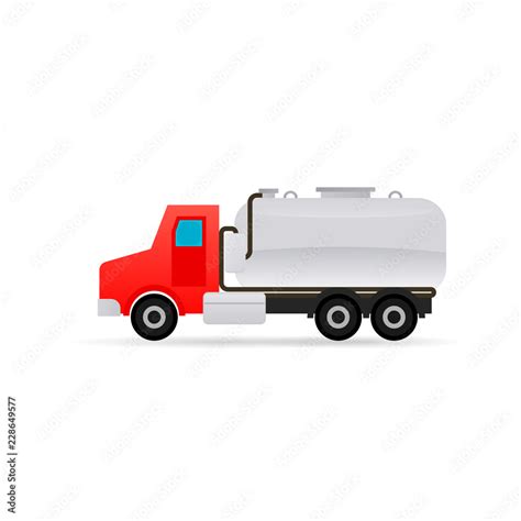 Septic Tank Truck Icon Clipart Image Isolated On White Background Stock Vector Adobe Stock