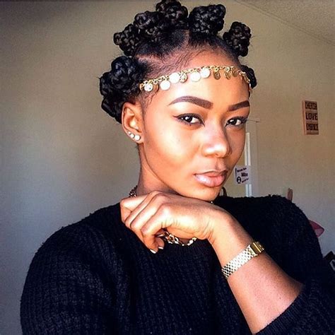 Bantu Knots 12 Beautiful Black Women In Bantu Hairstyles