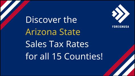 Learn which goods & services are taxable, and how to register and file with your state. What is Arizona's Sales Tax - Discover the Arizona sales ...