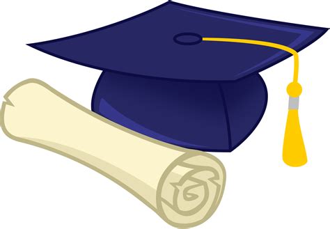 Graduation Cap Diploma Clip Art
