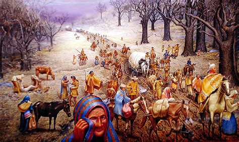 Are You Looking For The Trail Of Tears Oil Painting And Giclées By Max