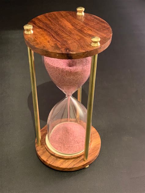 Antique Sand Timer Wooden Hourglass Vintage Hourglass Maritime Etsy Uk