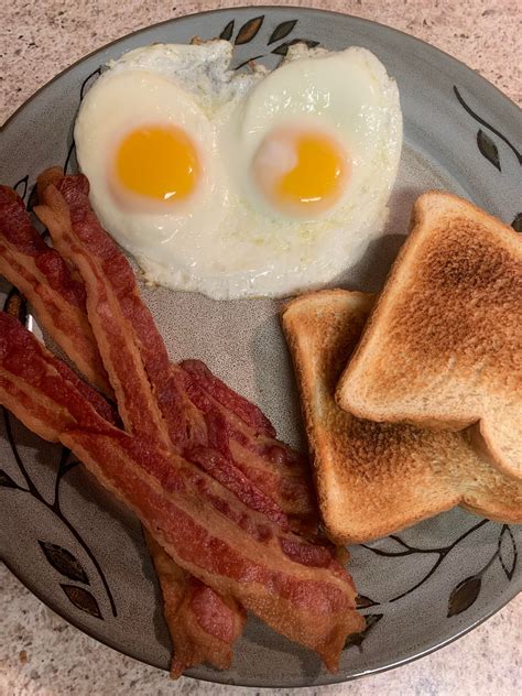 Homemade Bacon Eggs And Toast Rfood
