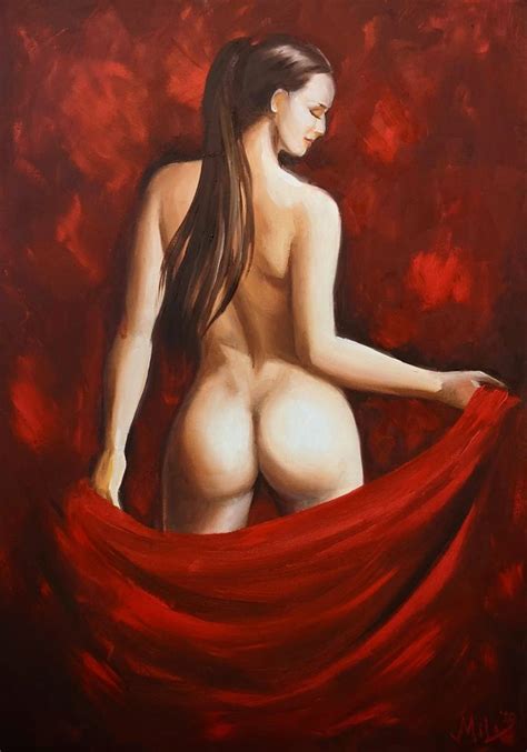 Erotic Woman S Figure Sensual Woman Art Nude Erotic Art Original Oil