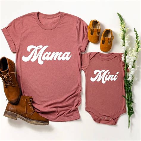 Mama And Mini T Shirts Mommy And Me Shirts Mommy And Mini Etsy