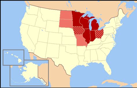 Map Of The Midwest Clipart Best