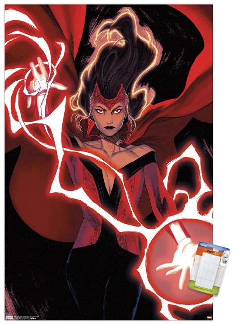 Marvel Comics Scarlet Witch Scarlet Witch 2 Variant Wall Poster